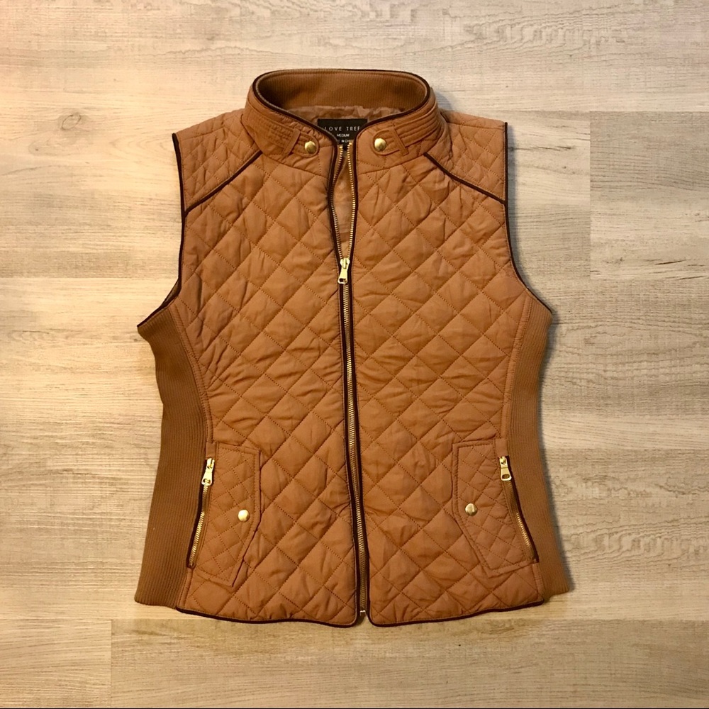 Love Tree Quilted Vest